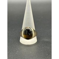 Men’s 9ct Yellow Gold Tiger’s Eye Signet Ring
