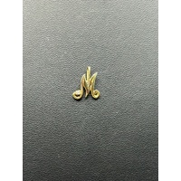 Ladies 9ct Yellow Gold Diamond Pendant 0.01ct