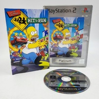 The Simpsons Hit & Run Platinum PS2 PAL Game Complete With Manual
