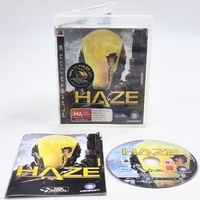 Haze PS3 PlayStation 3 PAL 2008 Ubisoft Complete Manual 