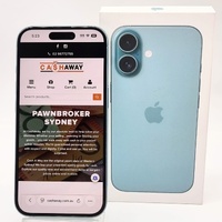 Apple iPhone 16 256GB MYEJ3X/A Teal Unlocked 6.1 Inch Smartphone