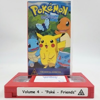 Pokemon Vol. 4 Poke-Friends VHS Video Tape Pikachu Siren Entertainment