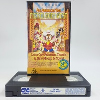An American Tail Fievel Goes West VHS Movie Steven Spielberg G Rated