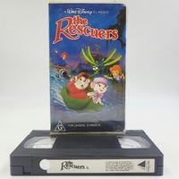 Walt Disney The Rescuers VHS PAL Animated Family Classic Australian Release