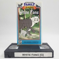 White Fang VHS Video Tape Animated Family Classic Magna Entertainment G