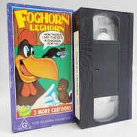 Foghorn Leghorn Plus 3 More Cartoons VHS South Pacific Video Classic Animation