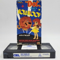 Dot Goes to Hollywood VHS 1987 Yoram Gross Australian Animation PAL G
