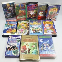 Assorted Christmas VHS Tape Lot Set of 12 Kids Animated Holiday Classics PAL