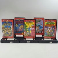 Hanna-Barbera Christmas VHS Lot of 5 Classic Holiday Cartoons Rainbow Videos