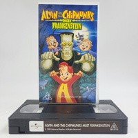 Alvin and the Chipmunks Meet Frankenstein VHS 1999 Animated Movie Classic
