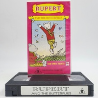 Rupert and the Butterflies & Other Stories VHS PAL 1995 Kids Animation