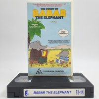 Babar The Story of Babar the Elephant VHS PAL Peter Ustinov CEL Video