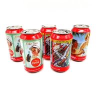 5x Coca-Cola Money Box Drink Cans Vintage Collectible Tin 1951 1954 1998