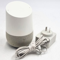 Google Home 1st Gen Smart Speaker Google Assistant White Slate with Adapter