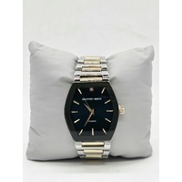 Geoffrey Beene Mens Watch GBA0037TTG Two Tone Blue Oval Dial Quartz