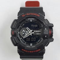 Casio G-Shock GA-400HR-1A Men's Analog Digital Quartz Watch Black Red