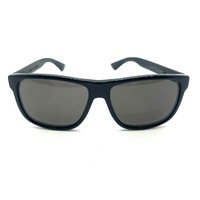 Gucci GG0010S 001 58mm Black Square Sunglasses Signature Stripe with Case