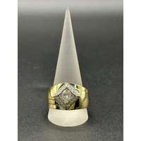 Men’s 18ct Yellow Gold Diamond Ring