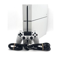 Sony PlayStation 4 Slim CUH-1202A 500GB White Console with Controller and Leads
