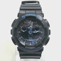 Casio G-Shock GA-100CB-1A Men’s Black Blue Camo