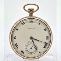 E. Howard Watch Co Keystone Extra 17 Jewel Gold Filled Antique Fob Watch