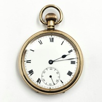 Star Dennison 9ct Gold Plated Case Hand-Wind Pocket Watch 47mm