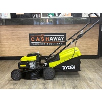 Ryobi 160cc 46cm 4-Stroke Push Lawn Mower Petrol Garden Grass Cutter RLM46160PB