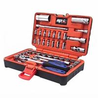 SP Tools SP20601 42pc 1/4 3/8 Drive Metric SAE Socket Set