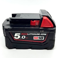 Milwaukee M18 18V RedLithium-Ion 5.0Ah Extended Capacity Battery Pack M18B5
