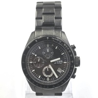 Fossil Decker CH2601 Men’s Black Stainless Steel Quartz Chronograph Watch
