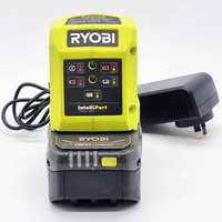 Ryobi ONE+ 18V Battery Charger IntelliPort System with 4.0Ah Battery
