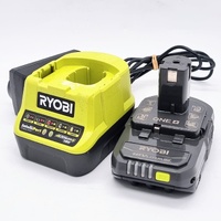 Ryobi 18V ONE+ RC18120 Battery Charger with 18V One+ 2.0Ah Battery