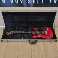 Hagstrom F20T 6-String Red Electric Guitar Tremolo with Hard Case