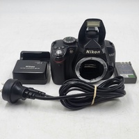 Nikon D3000 10.2MP DSLR Camera Body Only with Battery & Charger