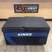 Kings 90L Dual Zone Portable Fridge Freezer 12V 24V Compressor Camping Case