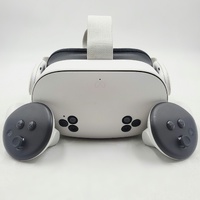 Meta Quest 3S 128GB Standalone VR Mixed Reality Headset White with 2 Controllers