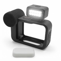 GoPro Media Mod with Light Mod for Hero 9 10 11 12 13 Black Vlogging