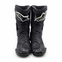 Alpinestars SMX-6 V2 Motorcycle Boots Black Size 41 EUR 7.5 US 26 JPN