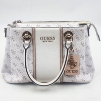 GUESS Cathleen Logo Tote Bag White Blush Women’s Handbag