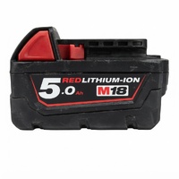 Milwaukee M18 18V RedLithium-Ion 5.0Ah Extended Capacity Battery Pack M18B5