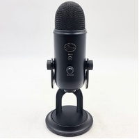 Blue Yeti A00132 USB Condenser Microphone Black 3 Capsule with Desktop Stand