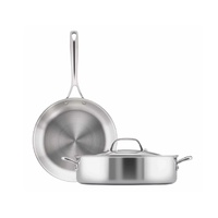 Essteele Eternita Clad Stainless Steel Induction 2 Piece Cookware Set
