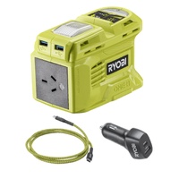 RYOBI R18BT150C ONE+ 18V 150W Inverter & 12V Car Charger Pack