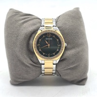 Guess Charlotte Women's Two Tone Watch GW0767L4 Green Dial Crystal Bezel 30mm