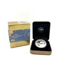 2008 Perth Mint First Fleet 1oz 99.9% Silver Proof Coin $1 with COA