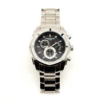 Michael Hill Mens 1/2 Carat Diamond Watch 9305 Chronograph Stainless Steel