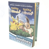 Pokemon Let's Go Pikachu & Eevee Official Guide Pokedex with Stickers & Kanto Map