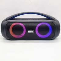Adventure Kings Bluetooth Boom Box Speaker 2x20W Wireless Portable LED IPX5
