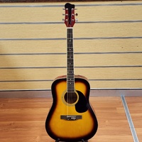 Sunburst Dreadnought Acoustic Guitar 6 String Folk Musical Instrument