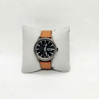 Nixon The Sentry Solar Analogue Leather Band Mens Watch Gunmetal A1347